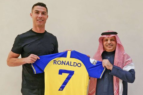 Superstar Football Player Cristiano Ronaldo signs to the Al Nassr FC