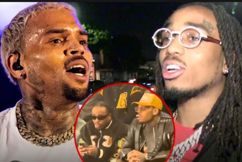 Rappers Chris Brown and Quavo have Gained Internet Beef