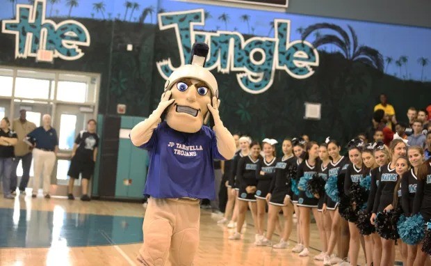 “South Florida Sun Sentinel”, 2024, via Photos: Coral Glades High School Pep Rally – Sun Sentinel (sun-sentinel.com) 