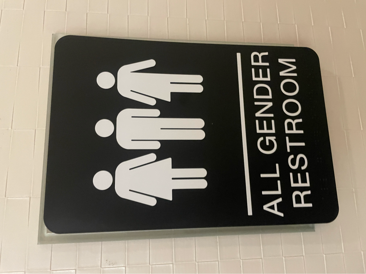 bathroom sign in Philidelphia 