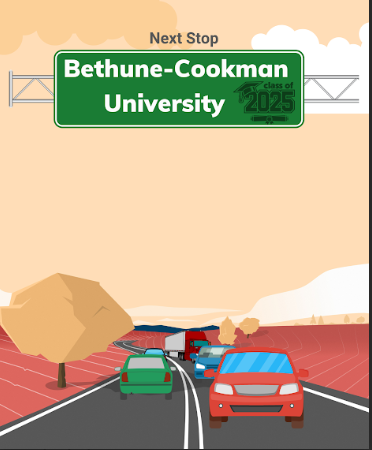 Photo made by DeAndra Gray showing where she is headed.