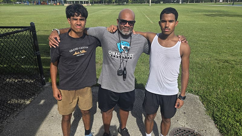 Picture from: Coral Springs Talk https://coralspringstalk.com/twin-brothers-cross-country-team-56738
