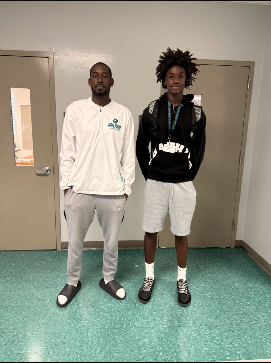 Kyler Theophile and Coach Ham
