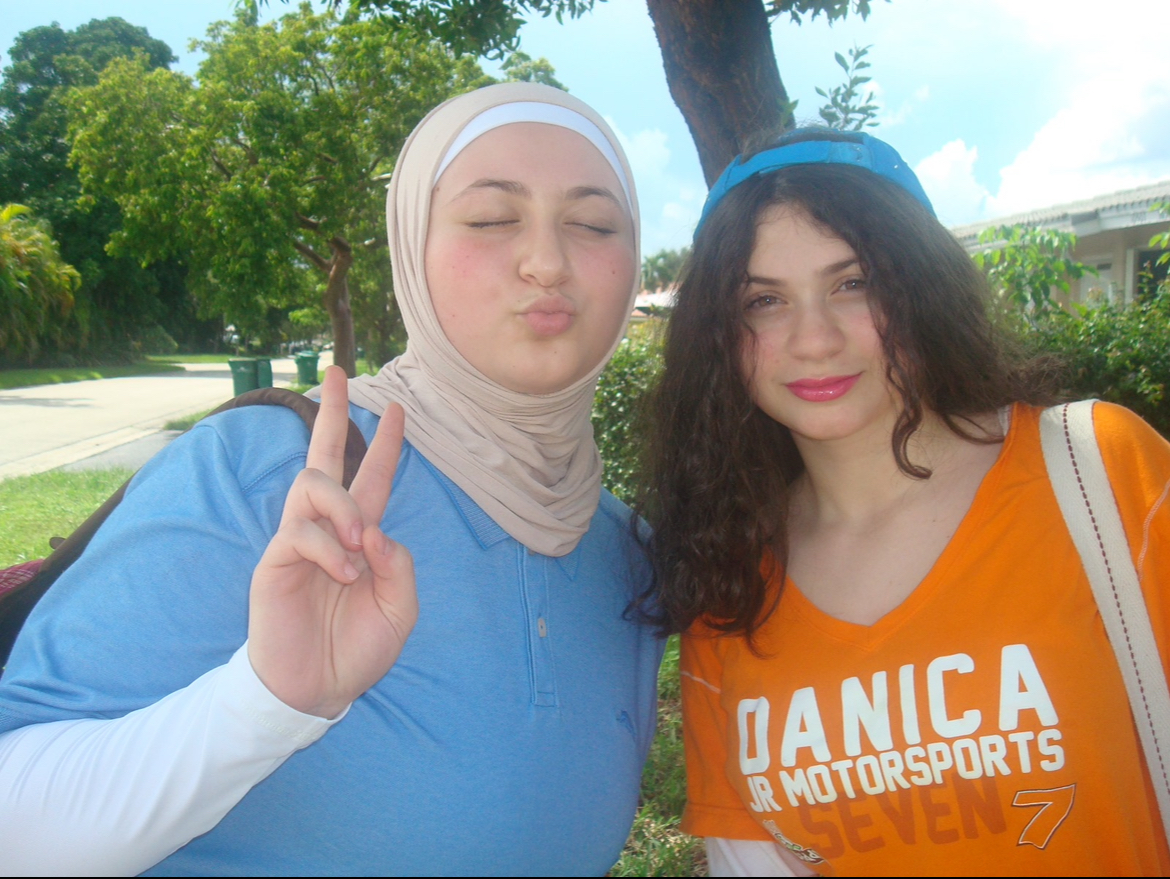 My sister and I!